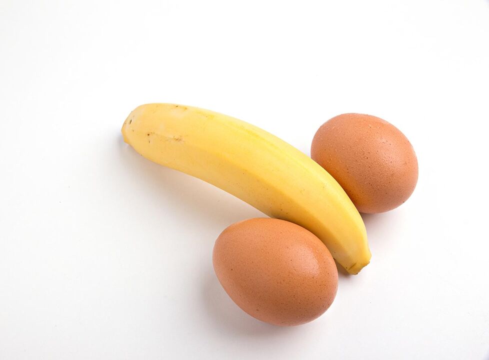 Uova di gallina e banana per aumentare la potenza
