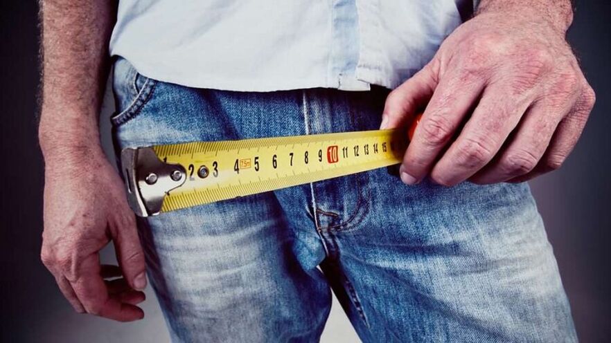 La dimensione media del pene di un uomo durante l'erezione è di 13 cm